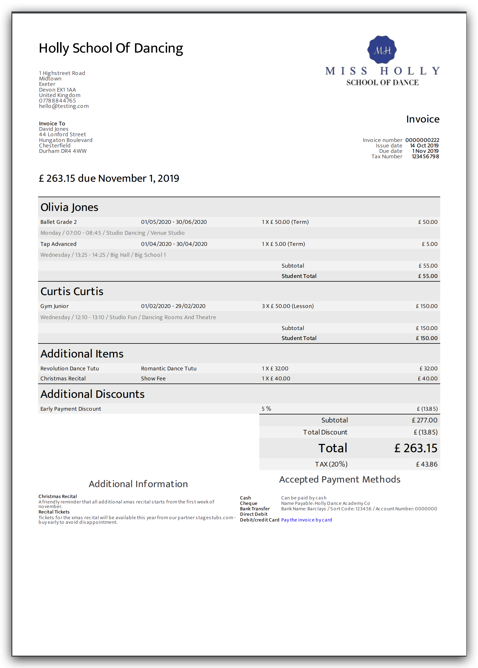 invoice home login