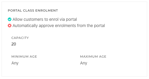 Class Enrolment