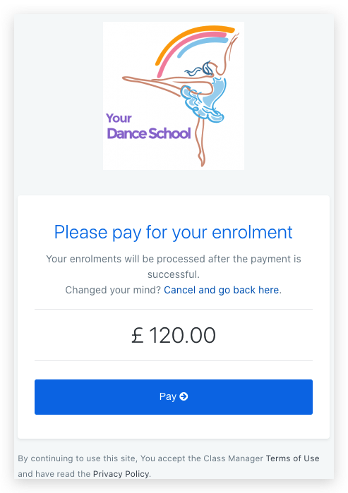 Enrollment Make Payment